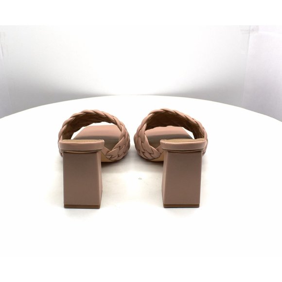 Madden Girl Golden-w Braided Block-Heel Mule Sandals - Picture 7 of 8